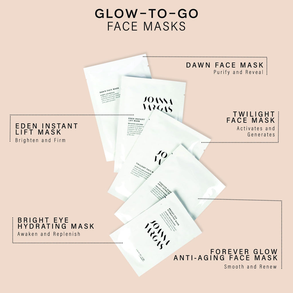 Joanna Vargas Glow To Go: 5 Hydrating Face Masks for Radiant Skin