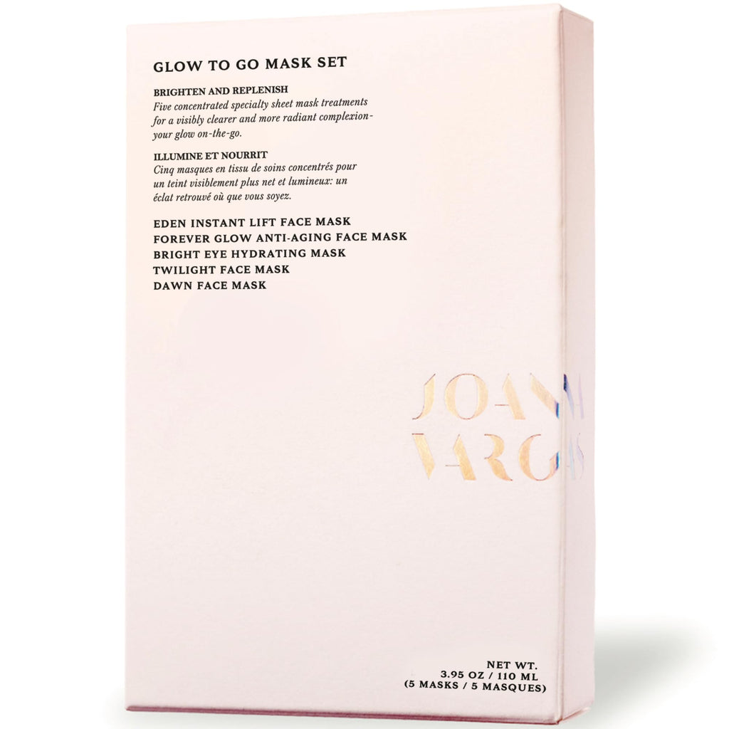 Joanna Vargas Glow To Go: 5 Hydrating Face Masks for Radiant Skin