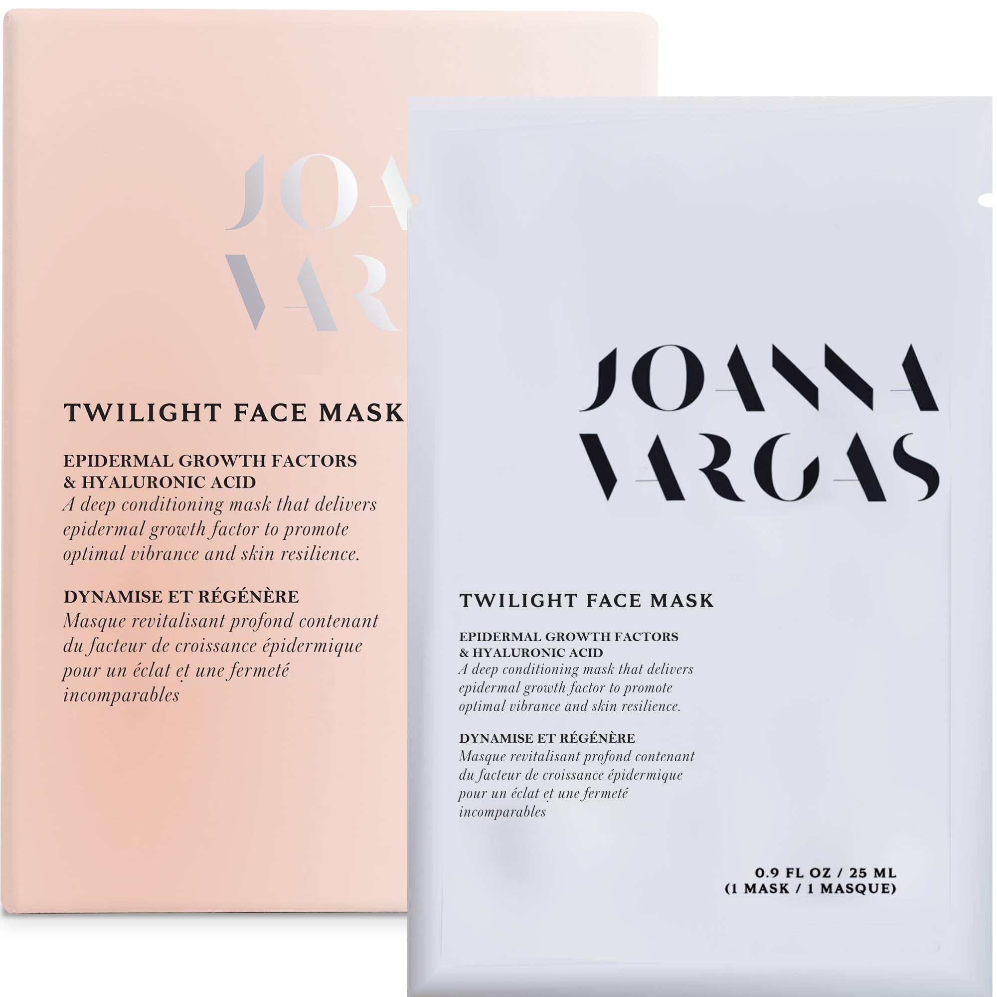 Joanna Vargas Twilight Face Mask – Hydrating Sheet Mask with EGF & Niacinamide