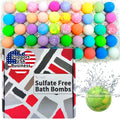 Joanne Arden Organics Bath Bomb Gift Set – 50 Individually Wrapped, Organic & Sulfate-Free