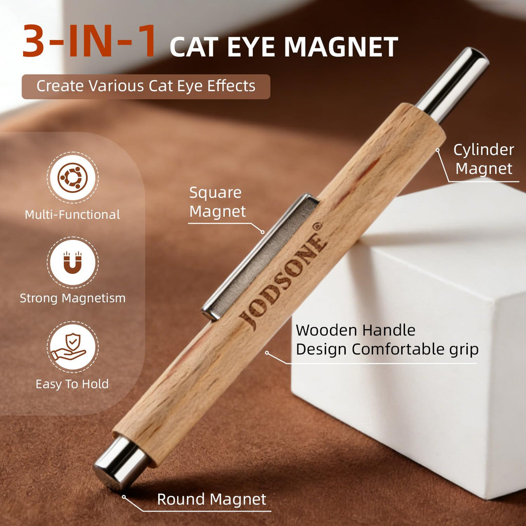 JODSONE 23‑Piece Cat Eye Gel Nail Polish Set with Base Coat & Top Coat | 3‑in‑1 Magnetic Design