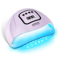 JODSONE UV LED Nail Lamp with Auto Sensor & 4 Timers – Purple