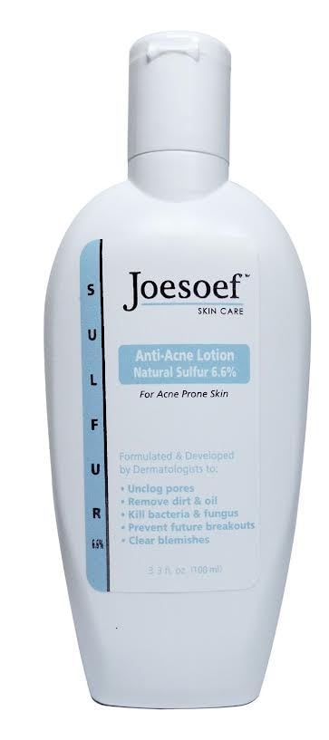 JOESOEF SKIN CARE Anti-Acne Lotion 6.6% Sulfur – Dermatologist-Approved Acne Care for Prone Skin | 100ML