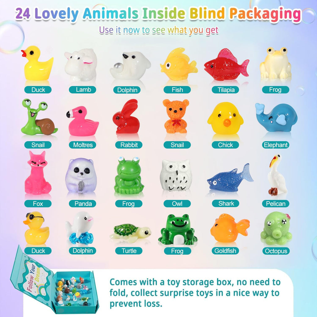 JOFEI Kids Bath Bombs with Surprise Inside – 24 Pack Gift Set for Bath Time