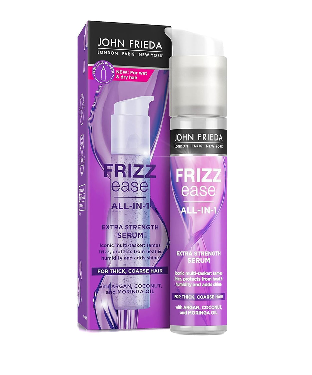 John Frieda Frizz-Ease Extra Strength 6-Effect Serum, 3 x 1.69 oz