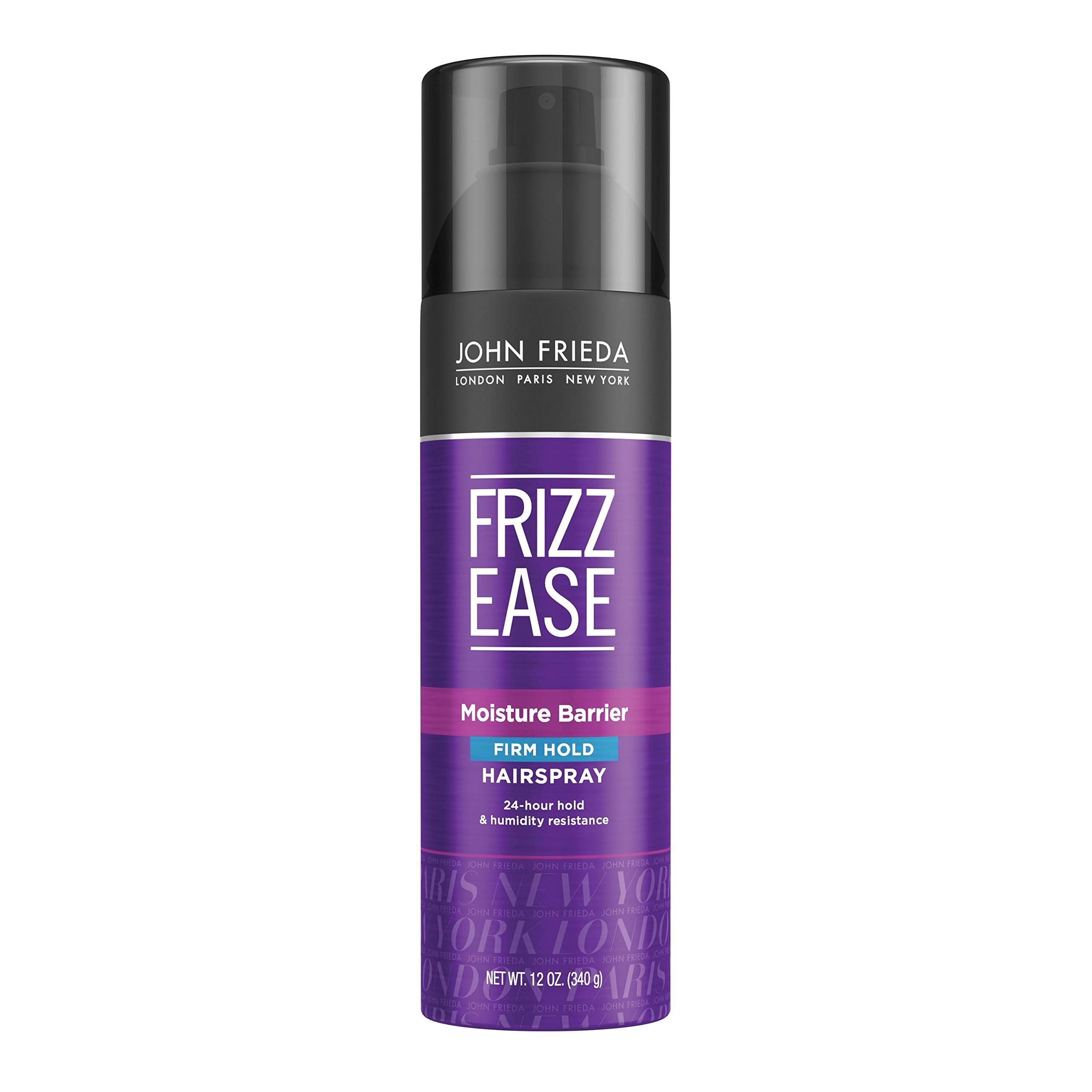 John Frieda Frizz-Ease Moisture Barrier Firmhold Hairspray, 12 oz, 2 pk