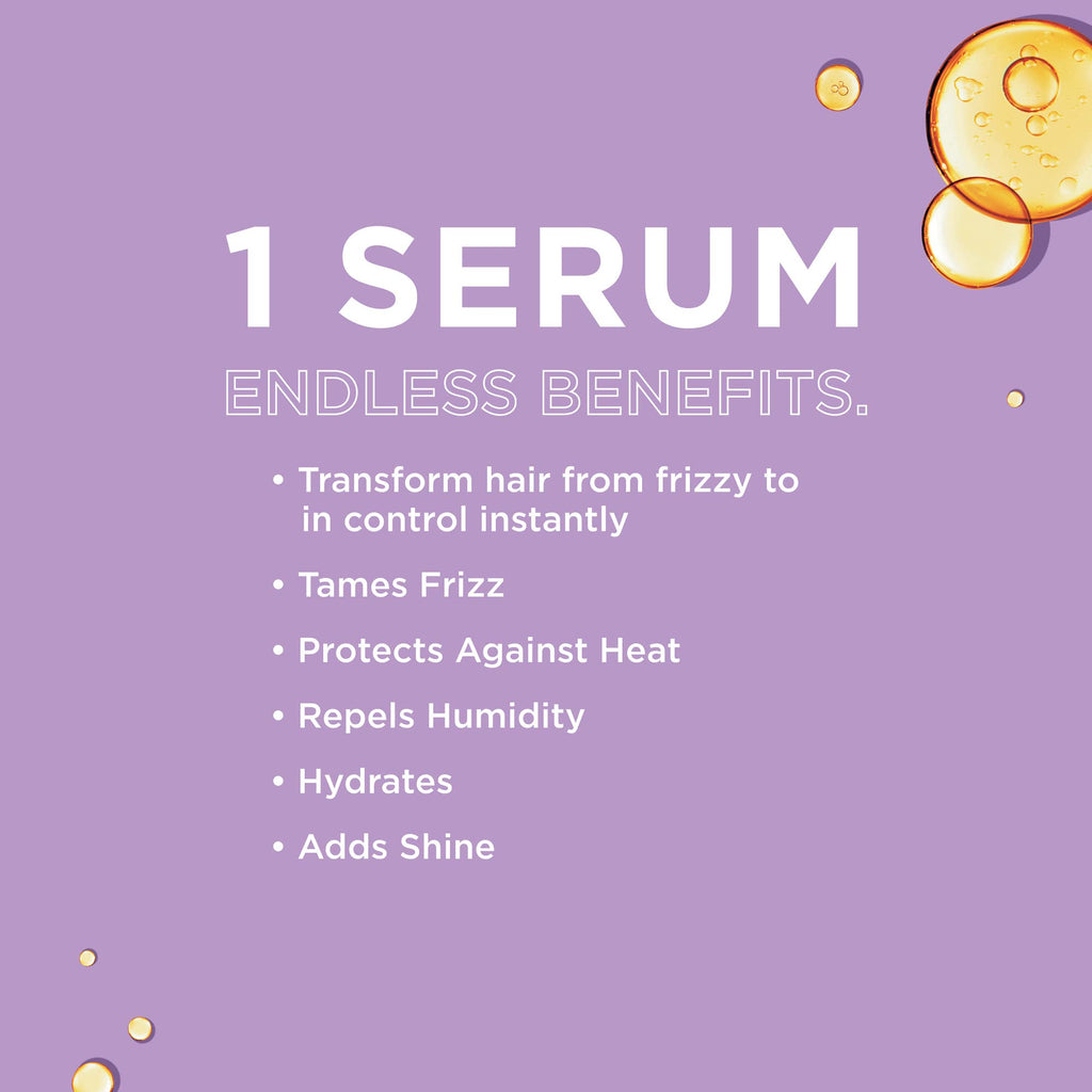 John Frieda Frizz Ease Original Hair Serum – Frizz, Heat & Humidity Protection + Shine (1.69 oz, Pack of 2)