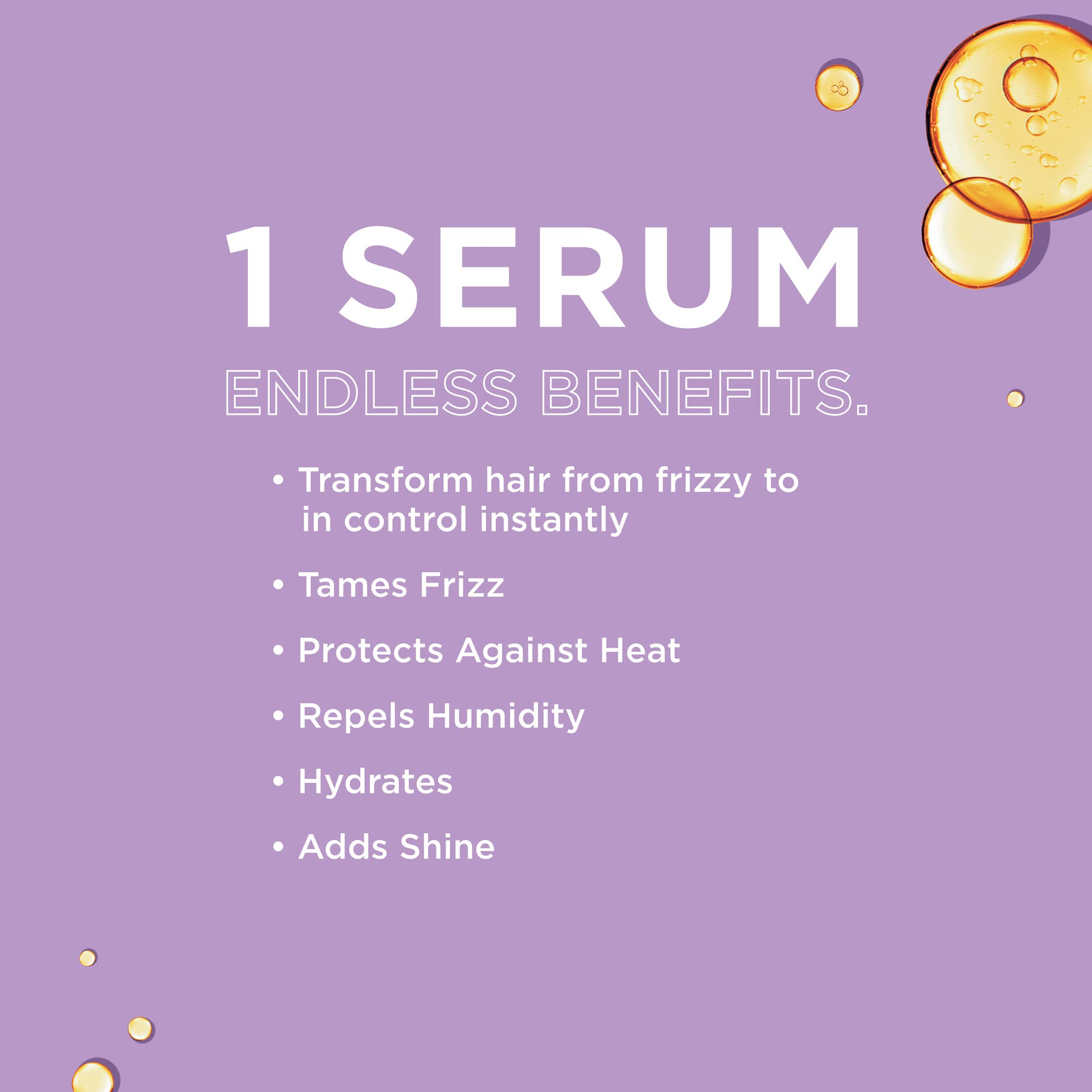John Frieda Frizz Ease Original Hair Serum – Frizz, Heat & Humidity Protection + Shine (1.69 oz, Pack of 2)