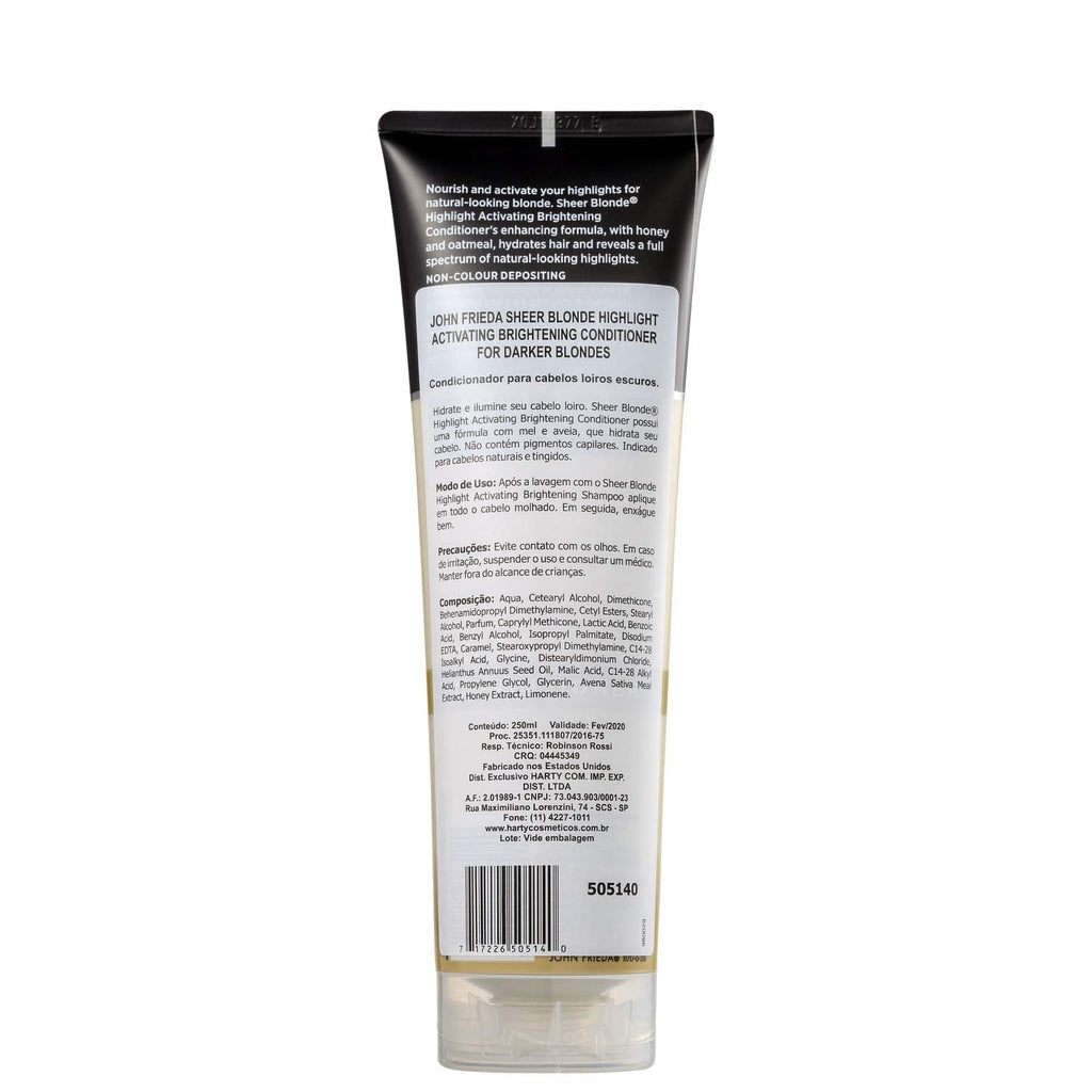 John Frieda Sheer Blonde Brightening Conditioner for Darker Blondes – 8.45 oz