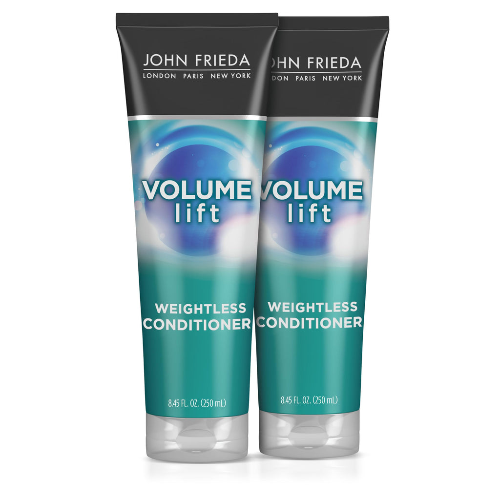 John Frieda Volume Lift Weightless Conditioner – Air-Silk Volume, Color-Safe, 8.45 oz (Pack of 2)