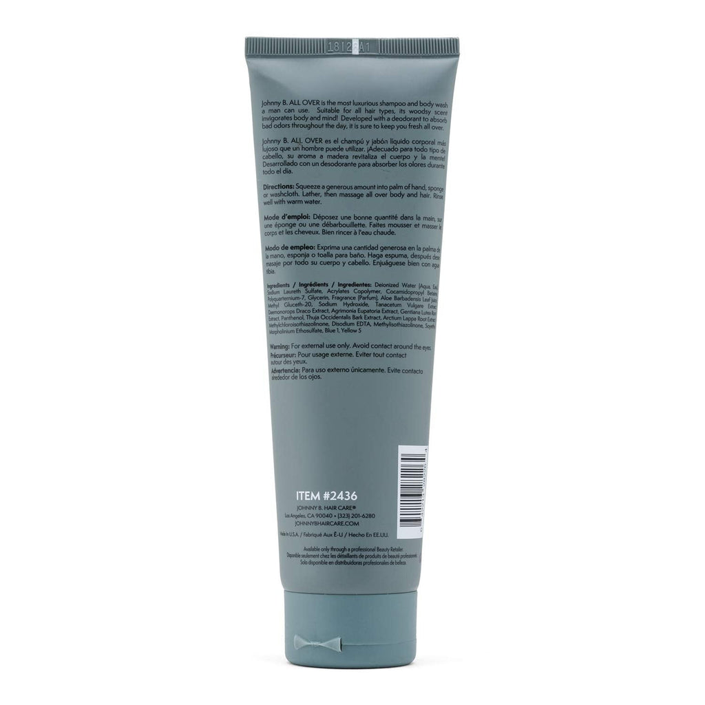 Johnny B. Professional All Over Hair Shampoo and Body Wash – 6.7 oz