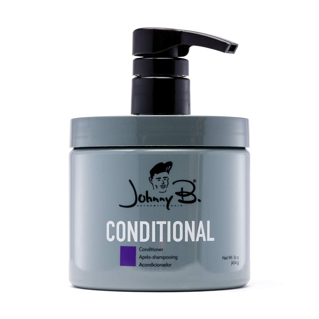JOHNNY B. Conditional Conditioner 16 oz – Lightweight Hydration for Shine & Fuller-Looking Hair