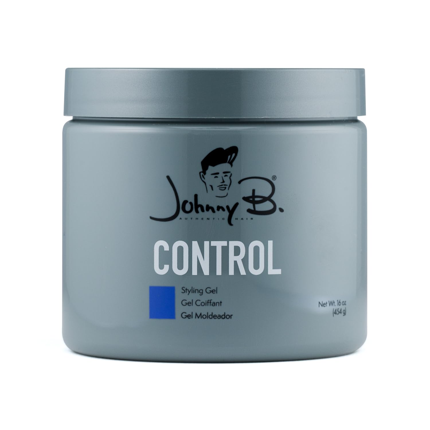 JOHNNY B. Control Alcohol-Free Gel – Strong Hold for All Hair Types (16 oz)