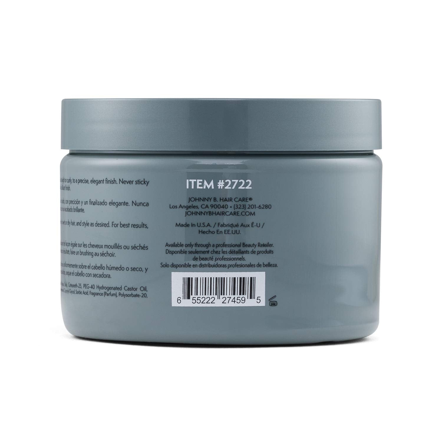 JOHNNY B. Dope Texture Gel 12 oz. – Half Gel, Half Pomade for Flexible Hold