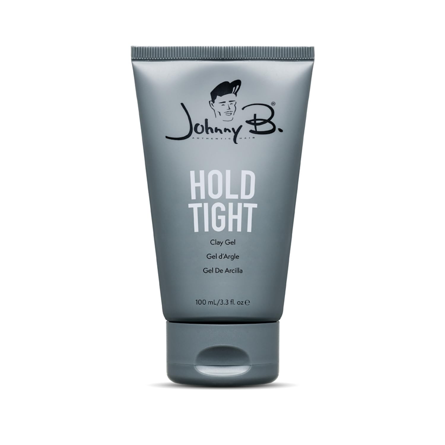 JOHNNY B. Hold Tight Clay Styling Gel 3.3 fl oz | Flexible, Reworkable Hold