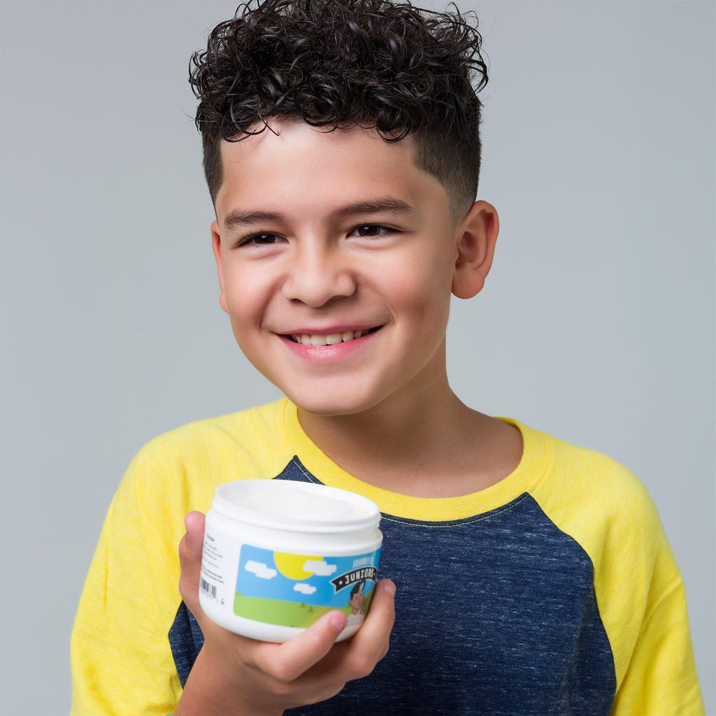 JOHNNY B. Juniors Hair Gel for Kids – No-Flake, Medium Hold, 8 oz Jar