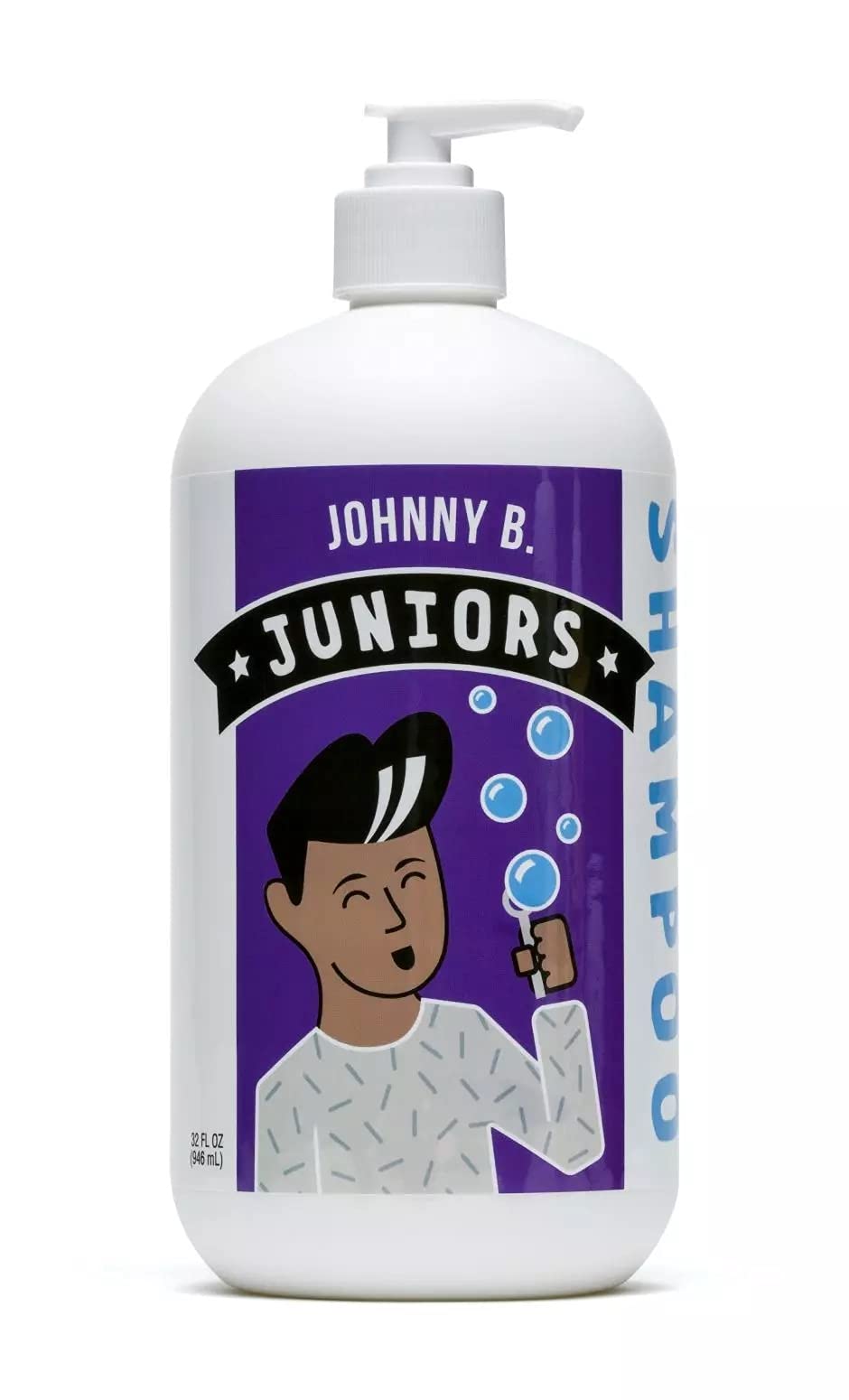 JOHNNY B. Juniors Hair Shampoo & Body Wash 32 oz – Gentle, Berry-Scented for Kids
