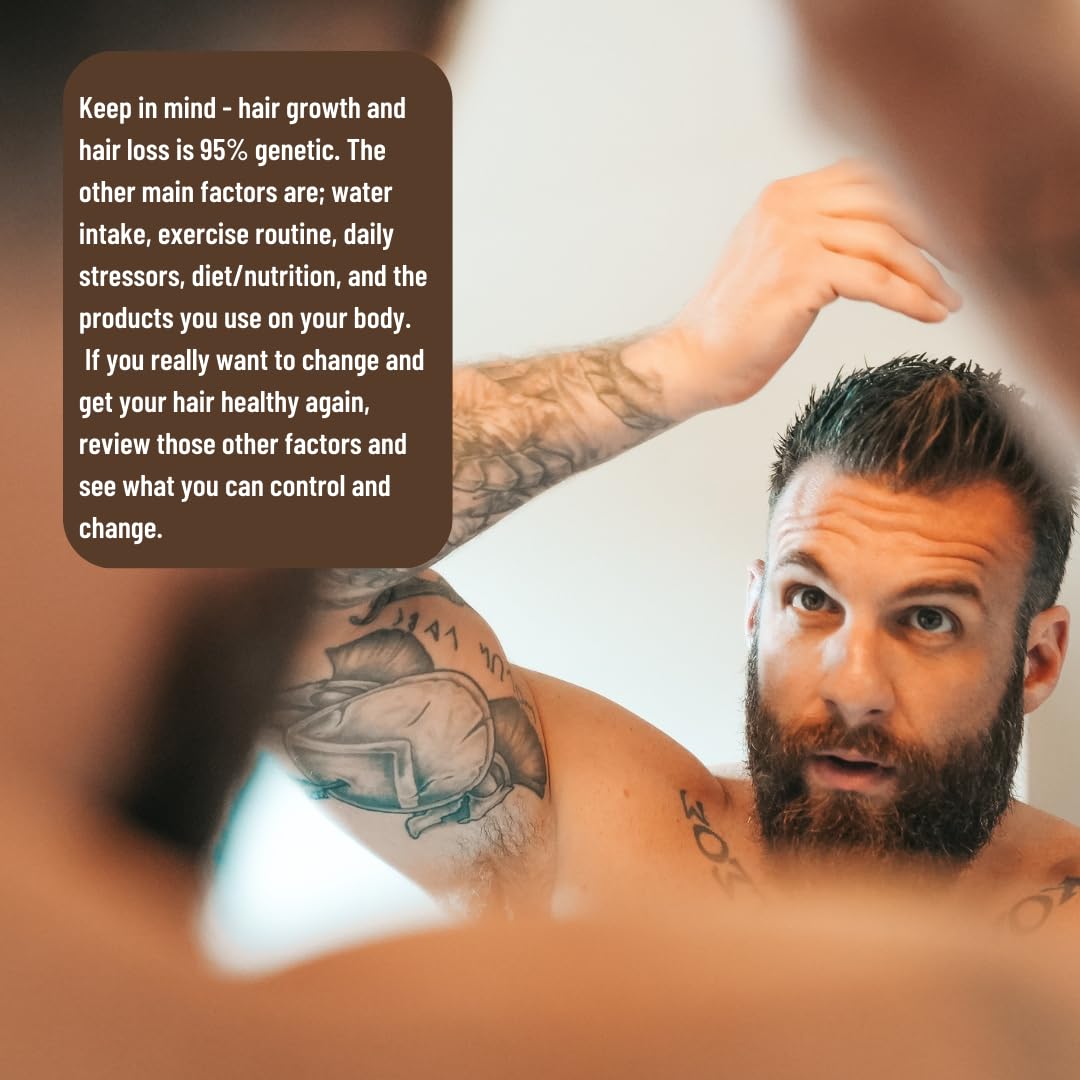 Johnny Slicks Thinning Hair Kit – Organic Beard Wash, Beard Oil & Pomade | Rugged Scent