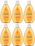 Johnson's Baby Shampoo Travel Size – 6 x 1.7 oz Bottles | Gentle, Tear-Free Cleansing