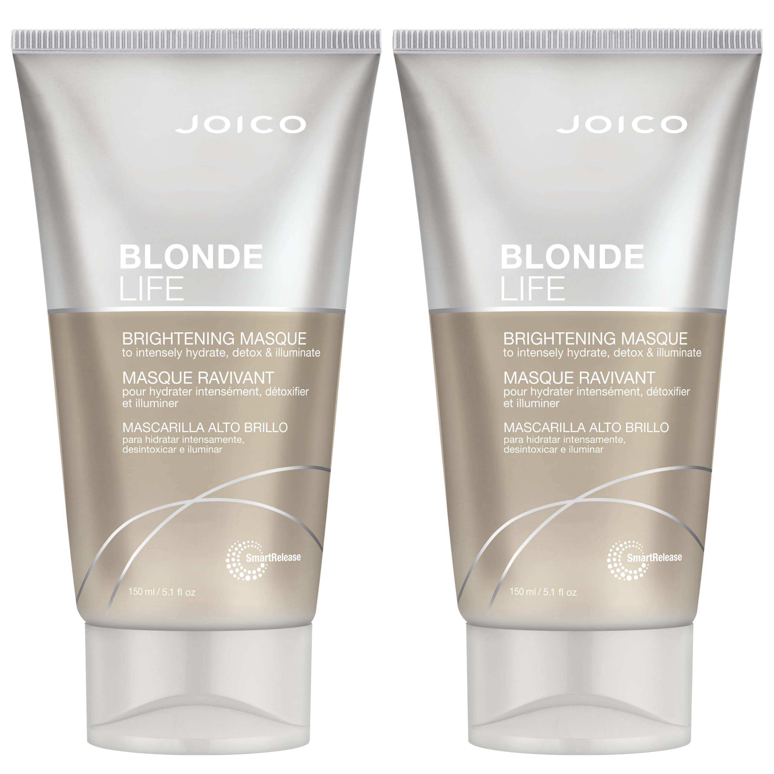 Joico Blonde Life Brightening Masque | 2-Pack Instant Hydration for Blonde Hair
