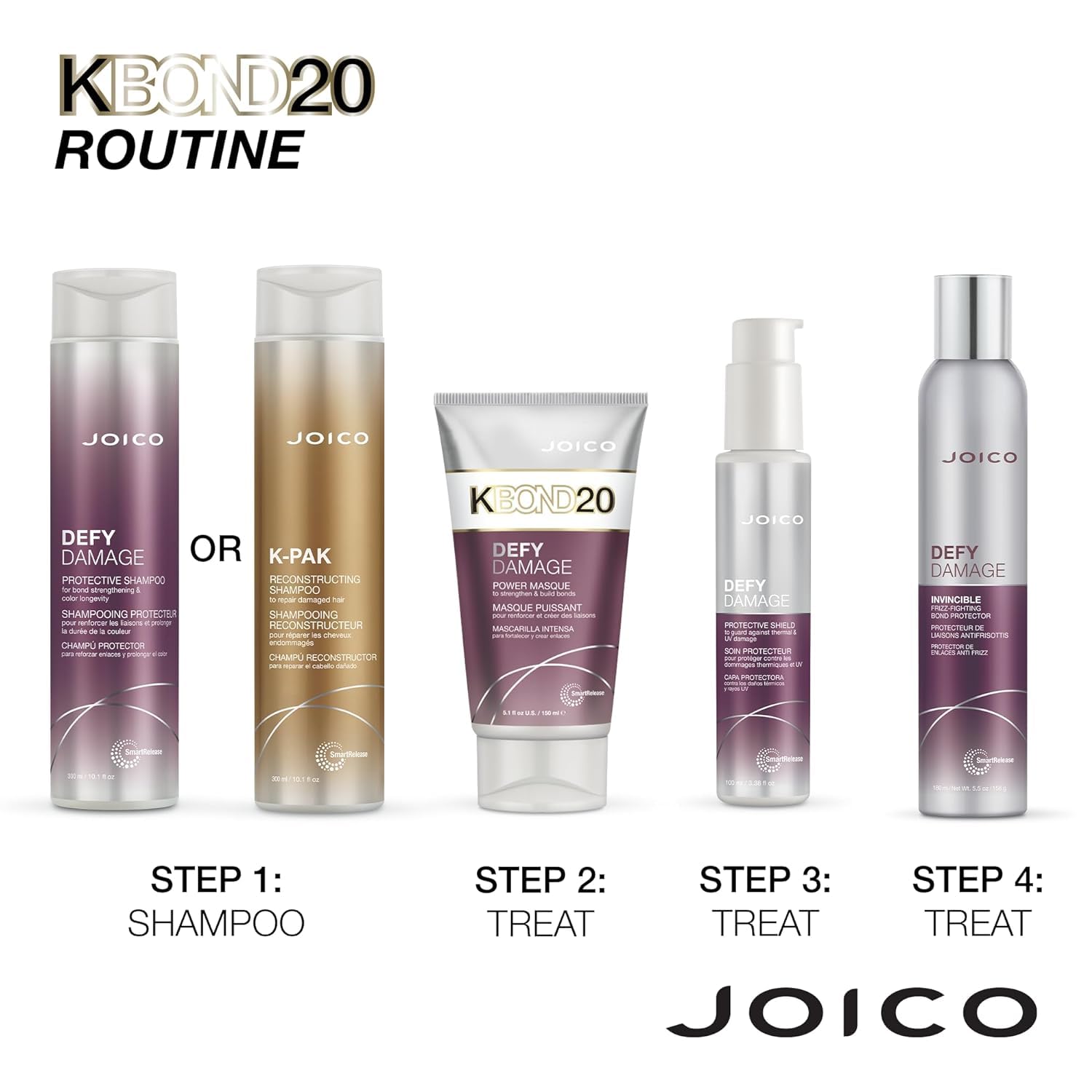 Joico KBOND20 Power Masque – Bond Repair & Hydration for Color-Safe Hair