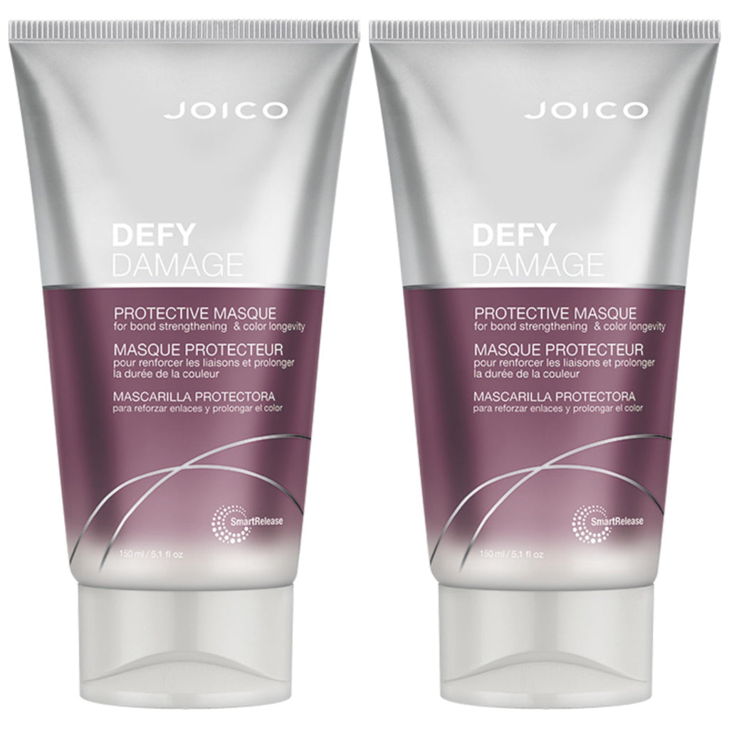 Joico Defy Damage Protective Masque | Bond Strengthening & Color Care | Pack of 2