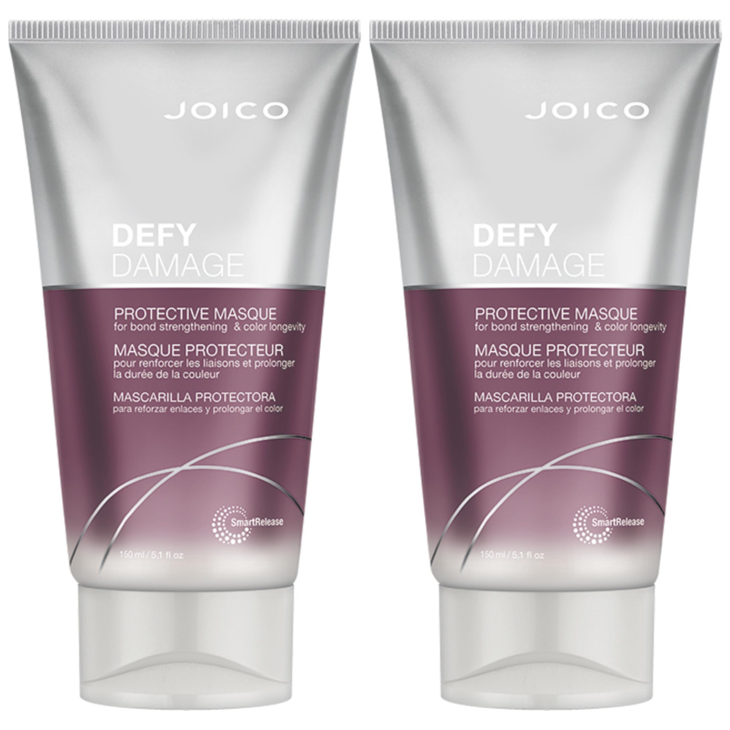 Joico Defy Damage Protective Masque | Bond Strengthening & Color Care | Pack of 2