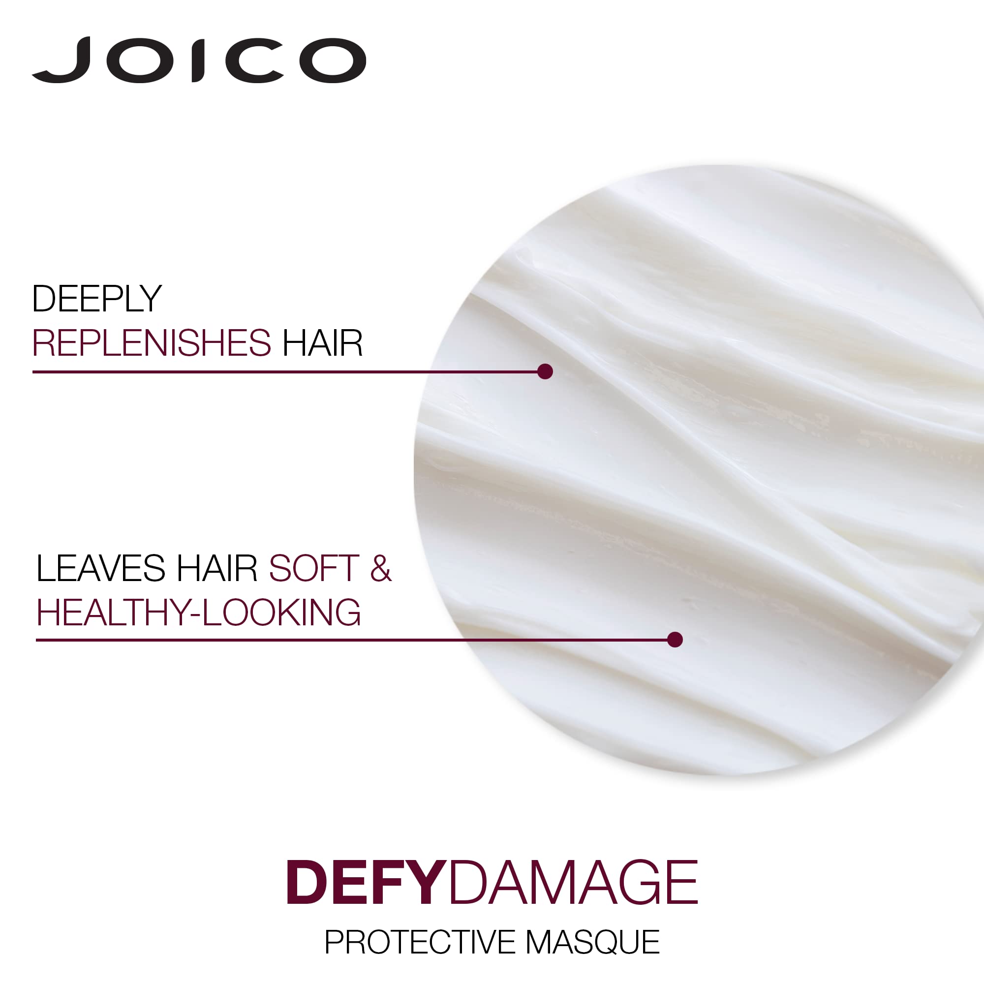 Joico Defy Damage Protective Masque | Bond Strengthening & Color Care | Pack of 2