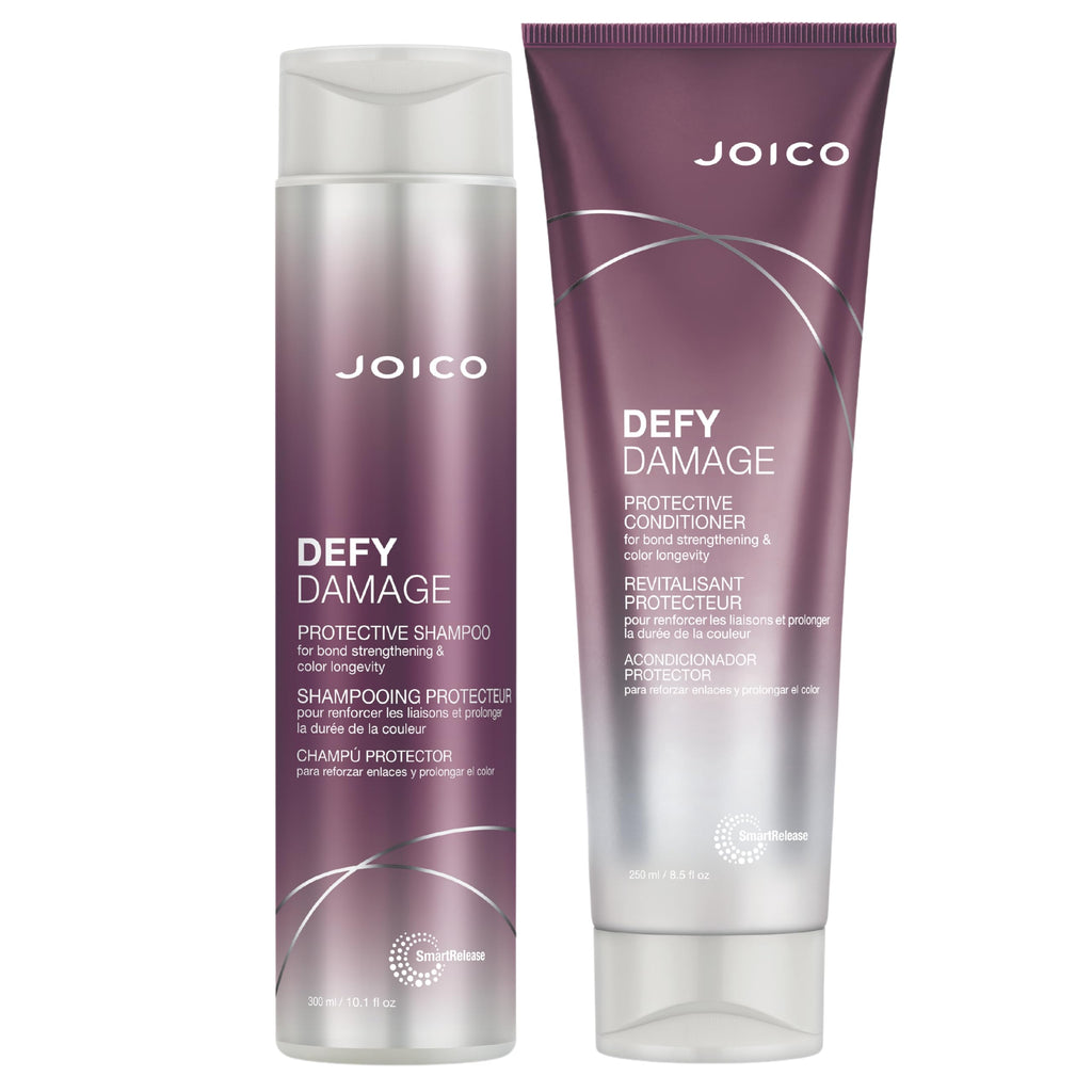 Joico Defy Damage Protective Shampoo & Conditioner Set – Bond Strengthening & Color Longevity
