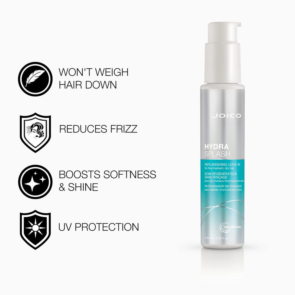 Joico Hydrasplash Replenishing Leave-In for Fine Hair – 2 x 3.38 oz