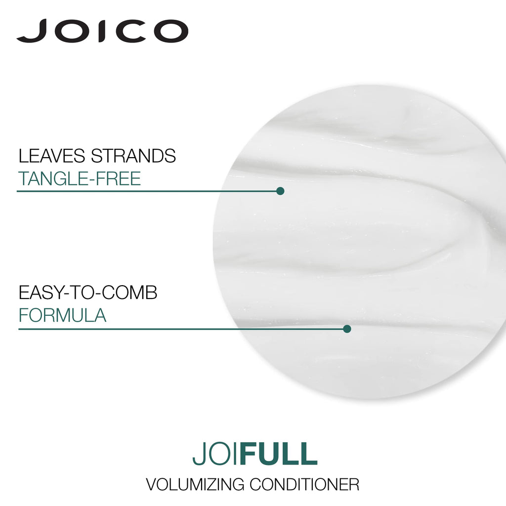 Joico JoiFULL Volumizing Shampoo & Conditioner Set - Fullness, Shine & Lightweight Lift for Fine Hair