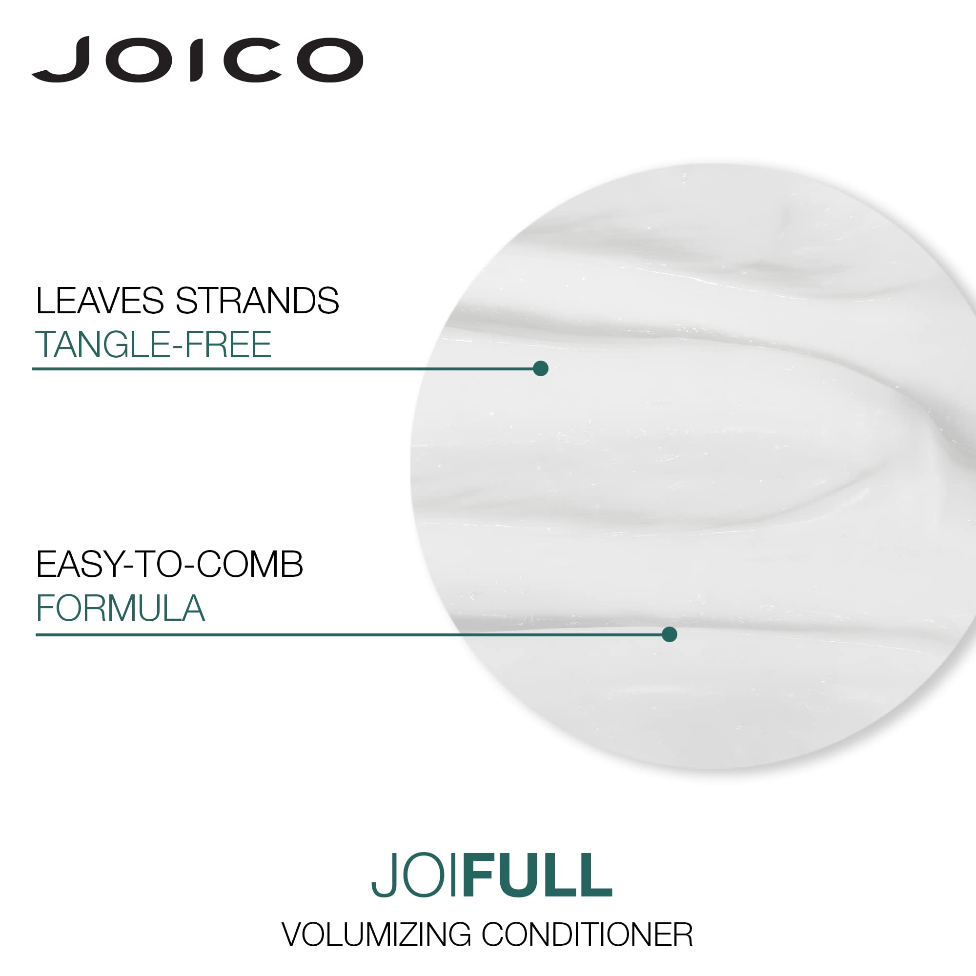 Joico JoiFULL Volumizing Shampoo & Conditioner Set - Fullness, Shine & Lightweight Lift for Fine Hair