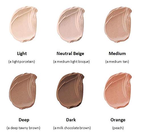 Jolie Full Coverage Concealer with Hyaluronic Acid & Collagen – 15 g (Orange) | Long-Wearing, Buildable Coverage