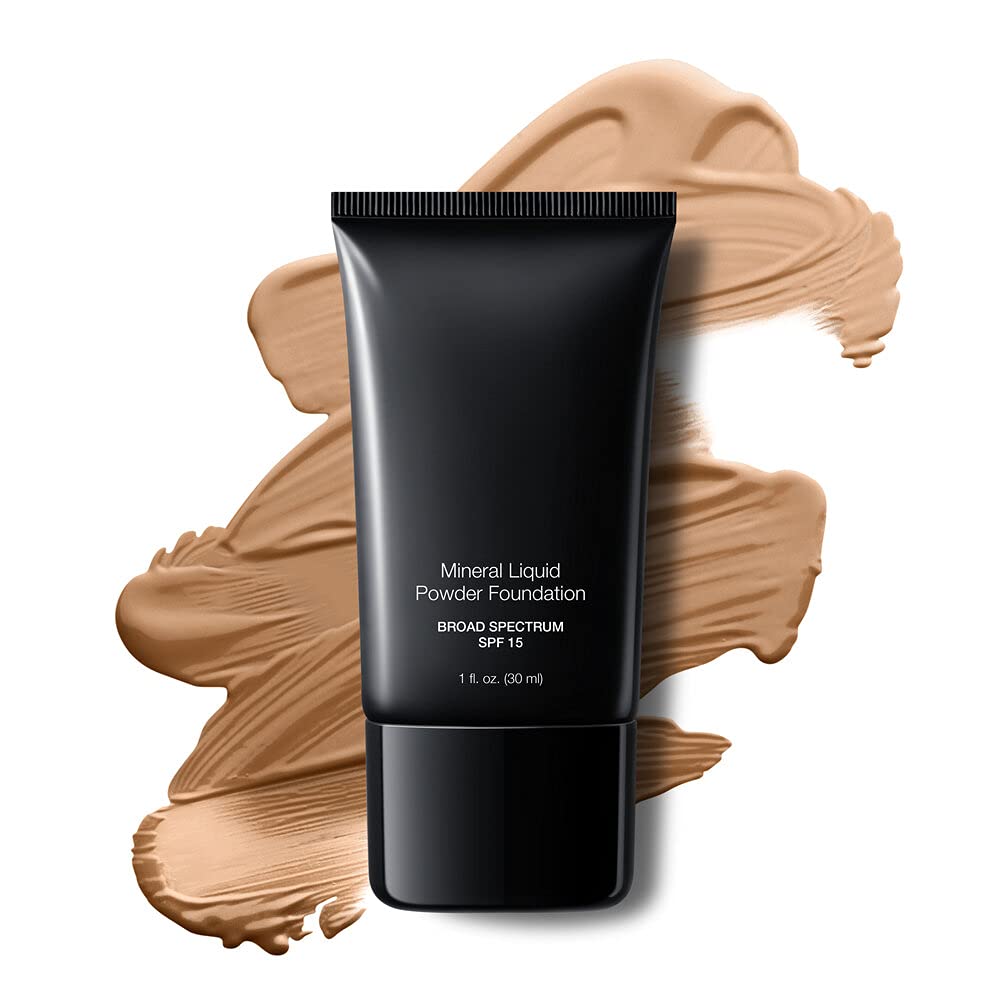 JOLIE Mineral Liquid Powder Foundation SPF 15 — Hypoallergenic, All Skin Types, Light Nude