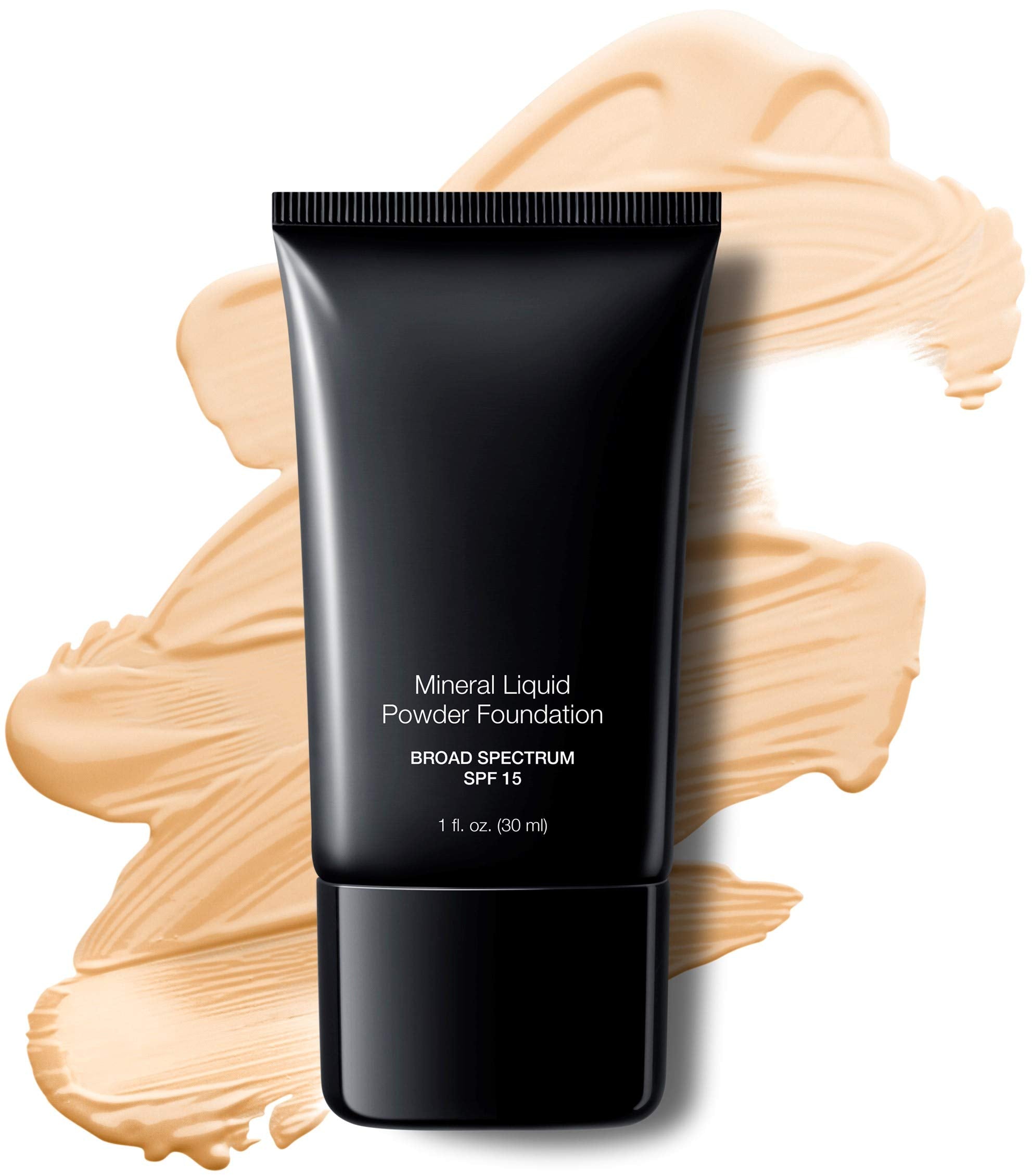 Jolie Mineral Liquid Powder Foundation SPF 15 | Hypoallergenic, Oil-Free, All Skin Types | 1 Fl Oz