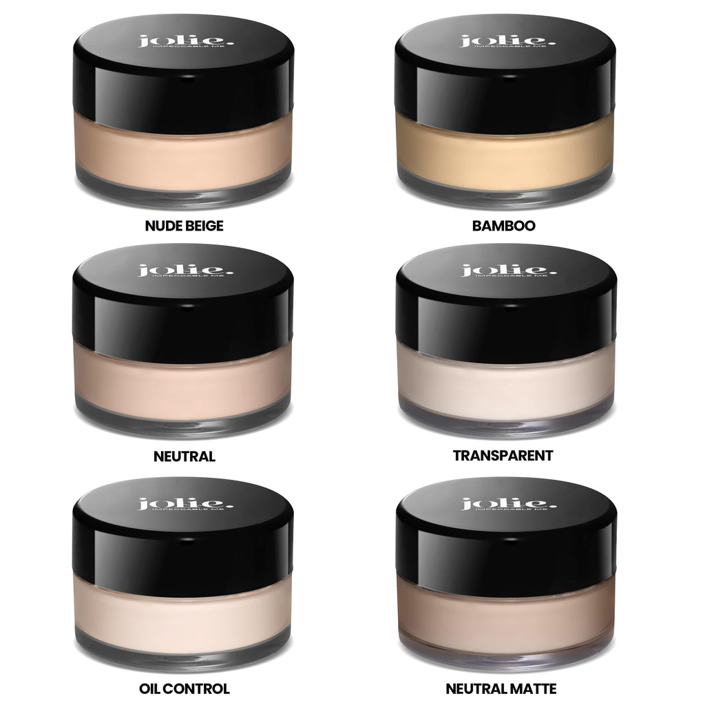 Jolie Micro-Fine Ultra Smooth Loose Setting Powder 21g – Bamboo | Natural Finish & Shine Control