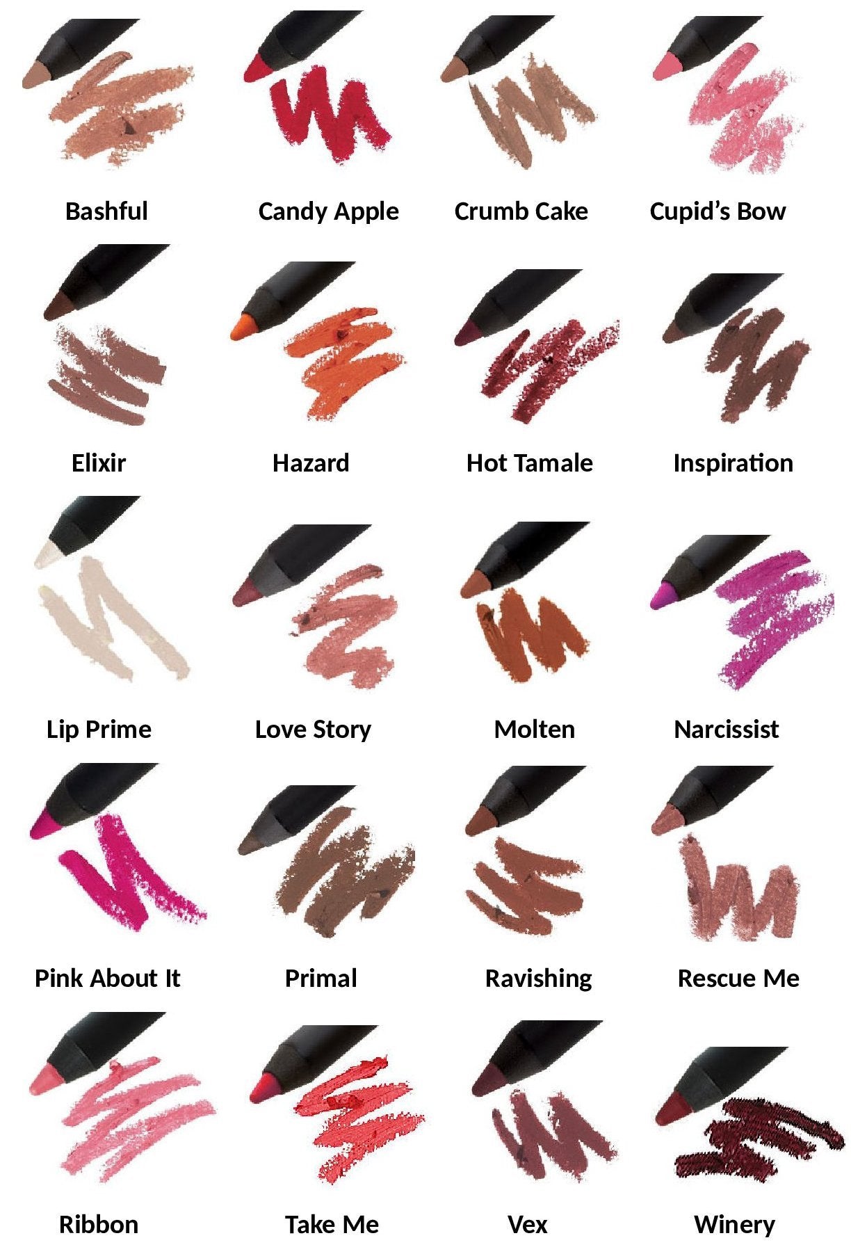 Jolie Waterproof Ultimate Lip Liner Pencil – Ravishing Warm Mauve | Long-Wear