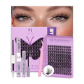 M J JOMAY Lash Clusters Kit – DIY Wispy Lashes, D Curl 10-18mm, Waterproof Hold