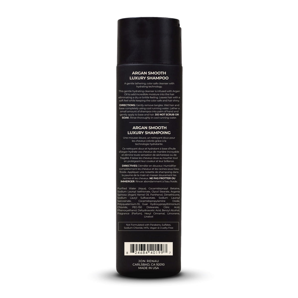 Jon Renau Argan Smooth Luxury Shampoo – Gentle Hydrating Cleanser for Wigs