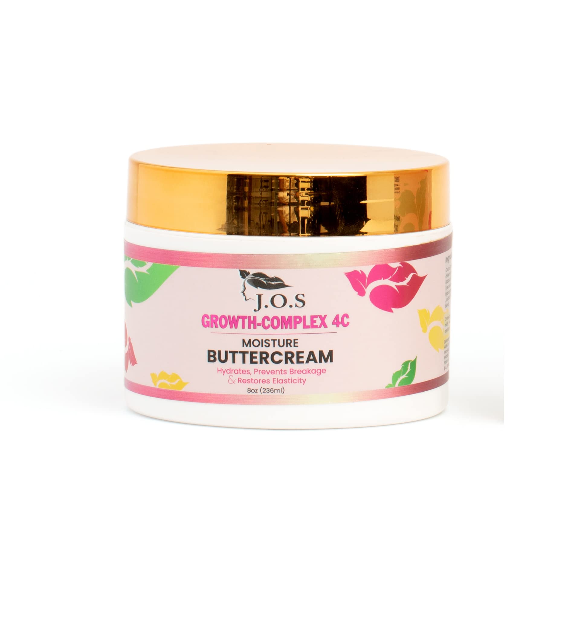 J'Organic Solutions Chebe 4C Buttercream Moisturizer & Twist Out Cream - Natural Detangling & Anti-Breakage
