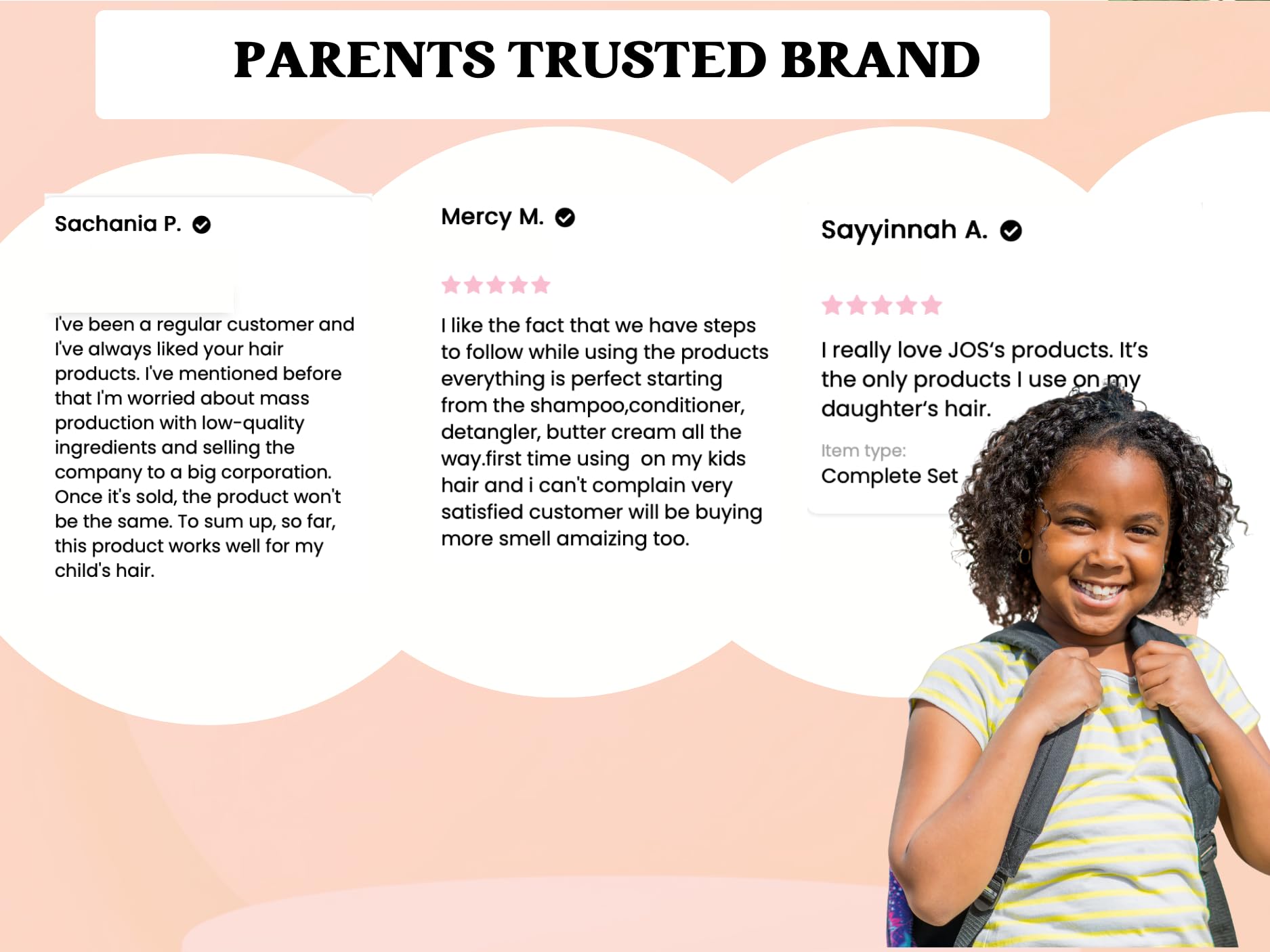 J'Organic Solutions Kid's 4C Hair Kit – Moisturizer, Growth Oil, Detangler, Shampoo & Conditioner
