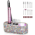 JOSGLOI Electric Nail Drill Professional – 40,000 RPM, LCD Display, Diamond AB Bit Kit
