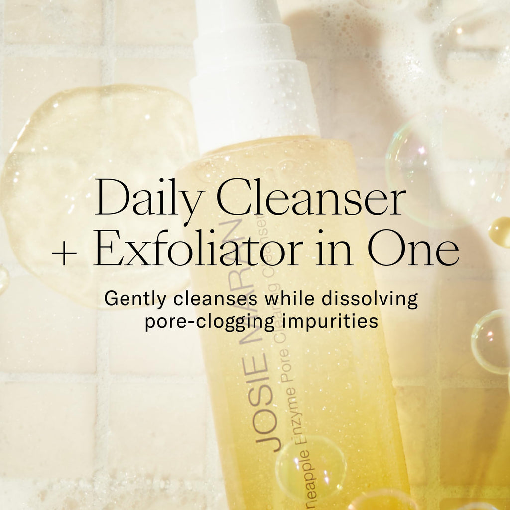Josie Maran Cali Glow Collection – Body & Skincare Set (4 Count) with EveryBODY Wash Now, Argan Oil Butters, Pineapple Enzyme Cleanser