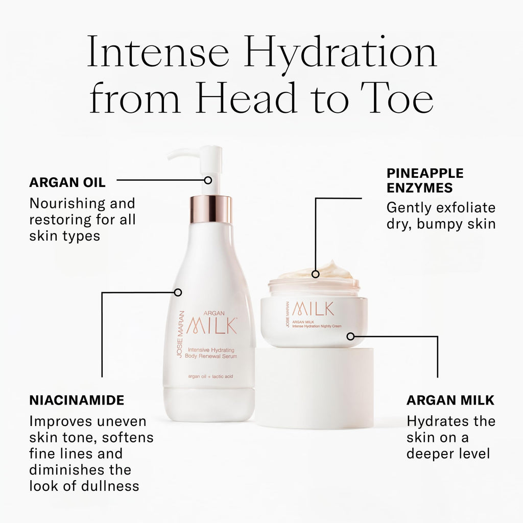 Josie Maran Pure Argan Milk – Lightweight Anti-Aging Face Serum for Lasting Hydration