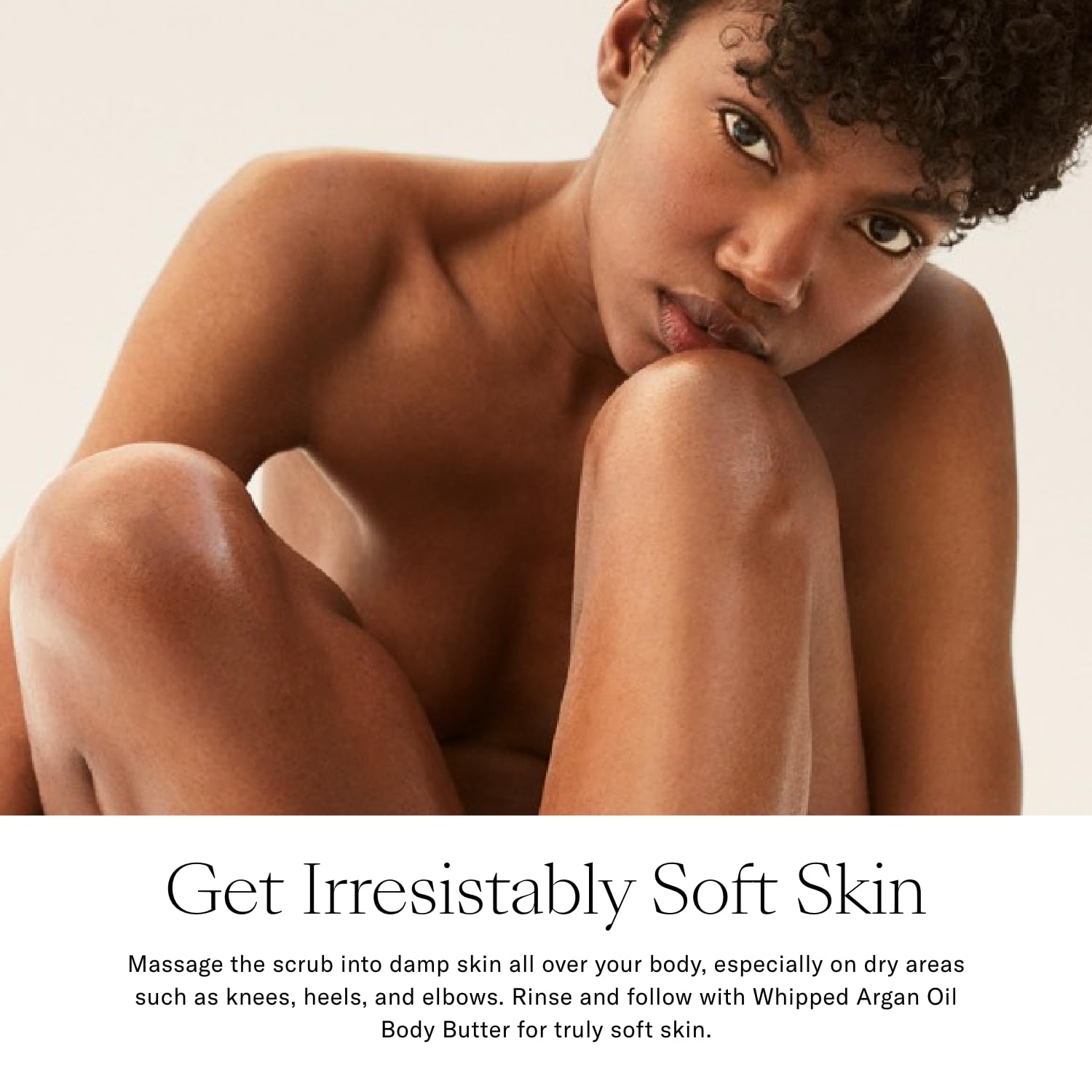 Josie Maran Sugar Body Scrub – Argan Oil Exfoliating Sugar Scrub with Coconut Oil & Shea Butter (10 oz)