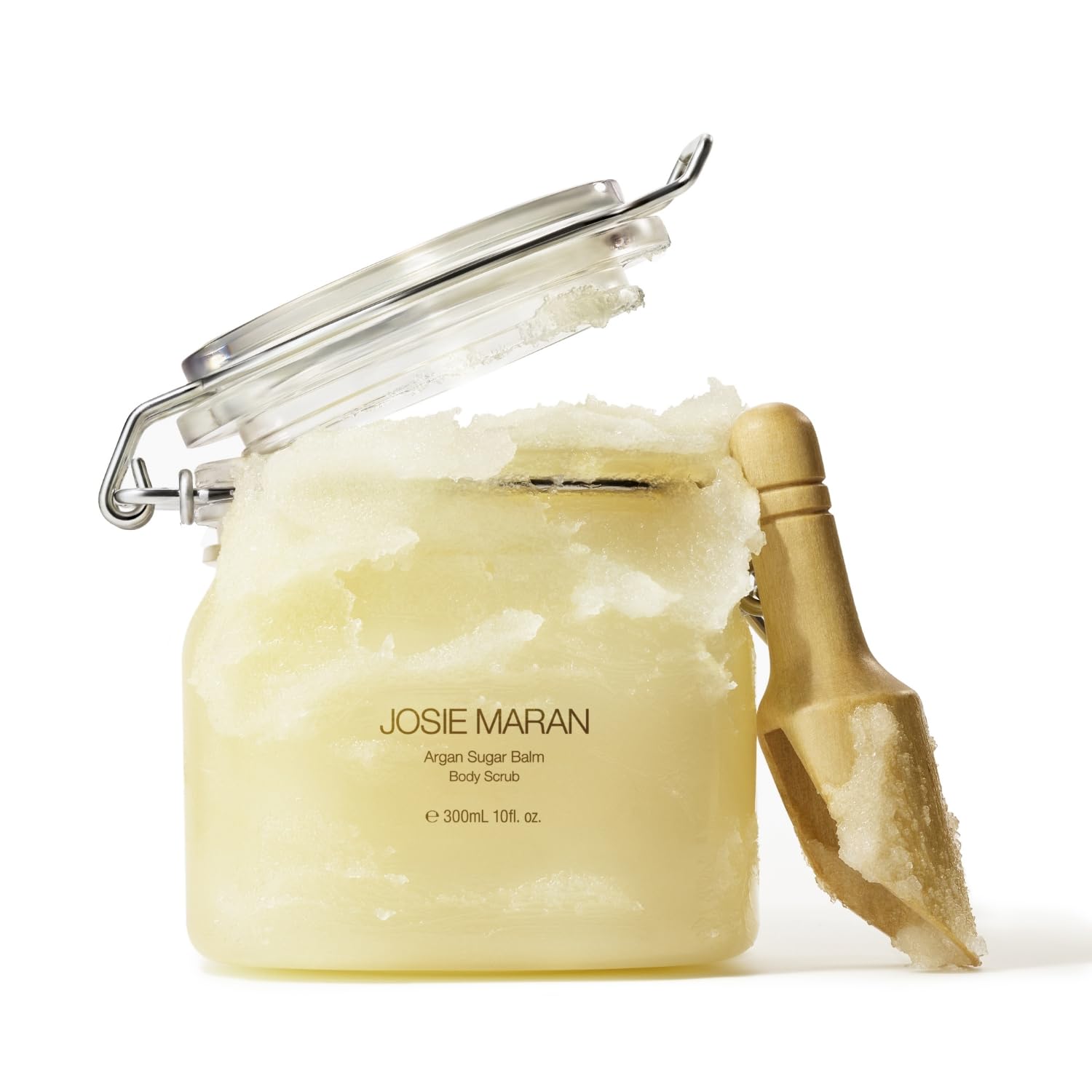 Josie Maran Sugar Body Scrub – Argan Oil Exfoliating Sugar Scrub with Coconut Oil & Shea Butter (10 oz)