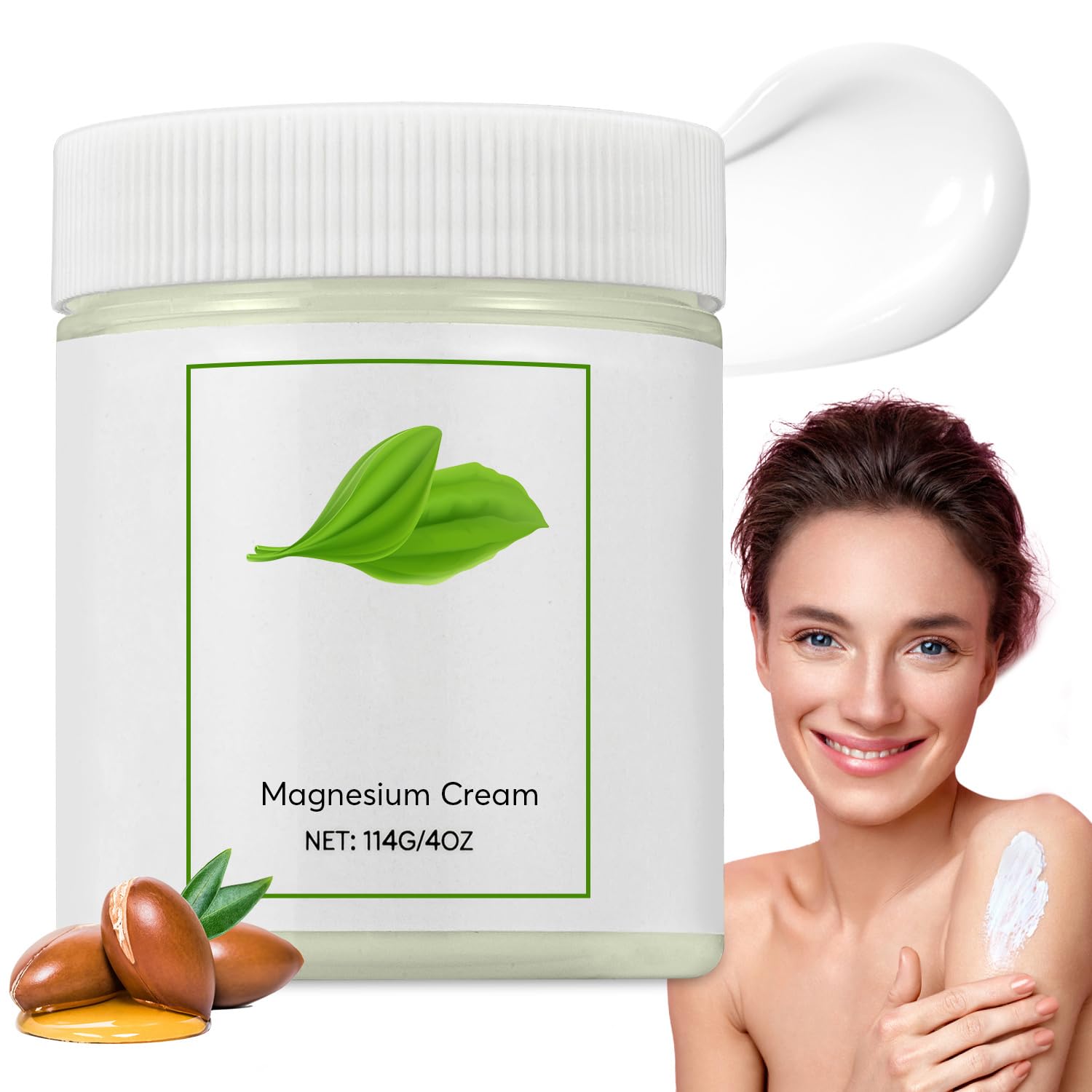 Josmon Magnesium Cream for Neuropathy – Deeply Moisturizing Body Butter, 115 ml