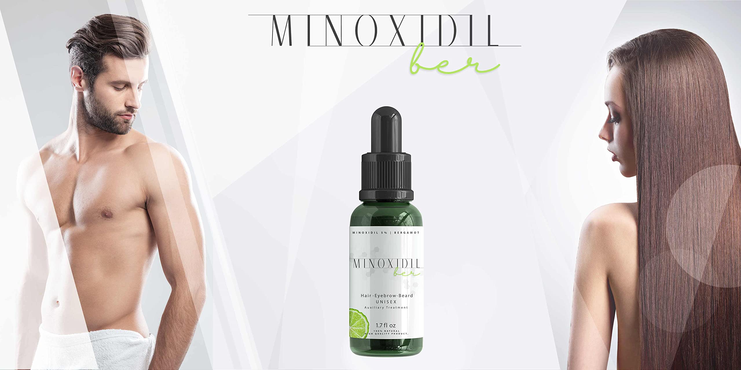 Josue Echavarria Minoxidilber 5% Bergamot Concentrate – Beard & Hair Regrowth