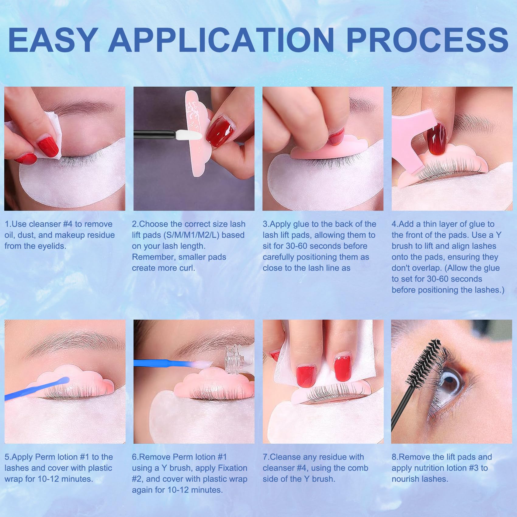 Jouedo Lash Lift Kit | DIY Eyelash Perm for Long-Lasting Curl & Color
