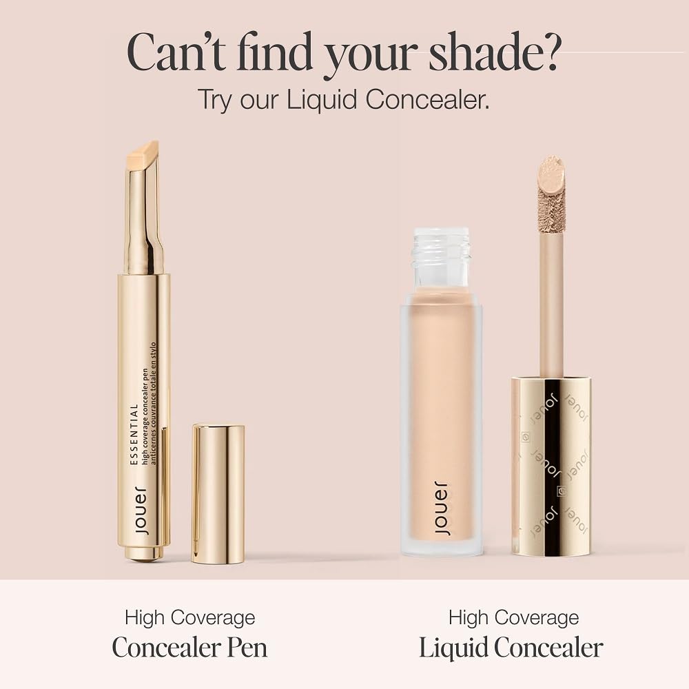 Jouer Essential High Coverage Concealer Pen – Hydrating Under-Eye Brightening
